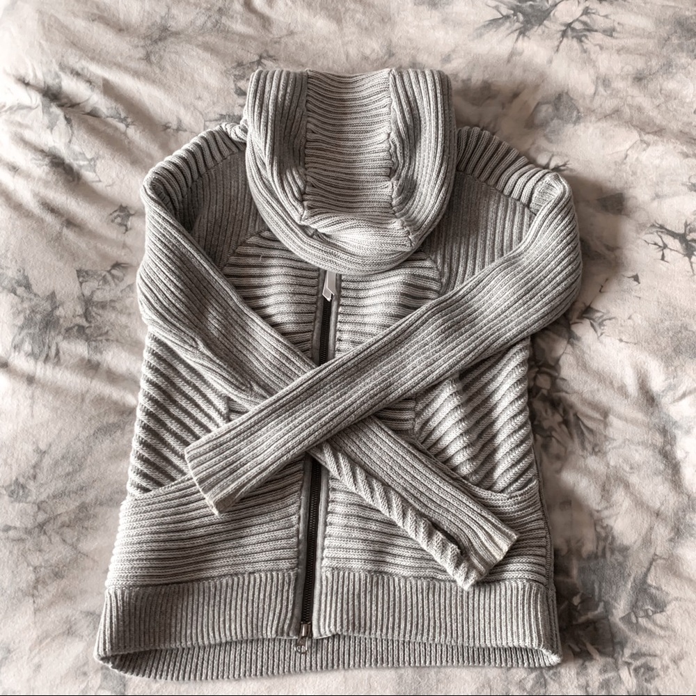 Knit Lululemon Zip Up Hoodie